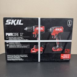 SKIL Drill & Impact Driver + Battery & Charger
