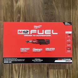 M12 FUEL 12V Lithium-Ion Brushless Cordless High Speed 1/4 in. Ratchet Kit