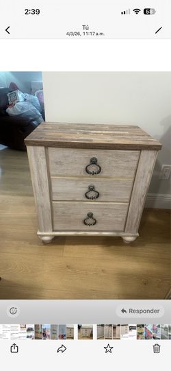 Bedroom Set – 2 Nightstands + 6 Drawer Dresse