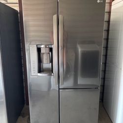 LG Stainless Steel Refrigerator And Freezer