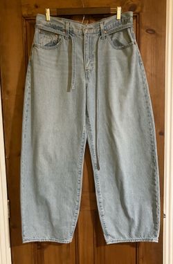 Levi's Light Blue Wide Leg High-Waist Jeans
