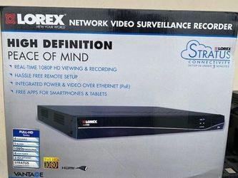 Lorex Network Video Surveillance Recorder LNR300 Series 4 CHANNELS