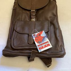 Marlboro limited edition all leather large backpack (brand new $