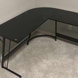 L shaped desk and Office Chair