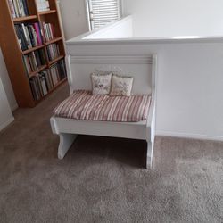 Solid Wood Bench With Storage 
