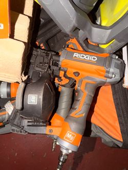 $180 Ridgid air coil nailer