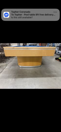 Pool Table Ohaulsen 8ft ( Free Delivery & Set Up & New Color Felt Of Your Choice ) 