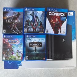 PS4 Pro With Games