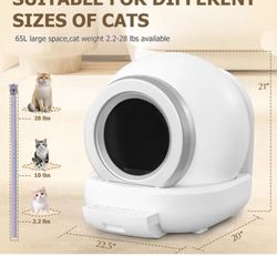 Self Cleaning Automatic Cat Litter Box With App Remote Control