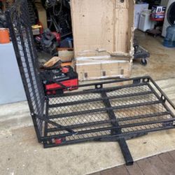 Lawn Mower Holder For Tow Hitch