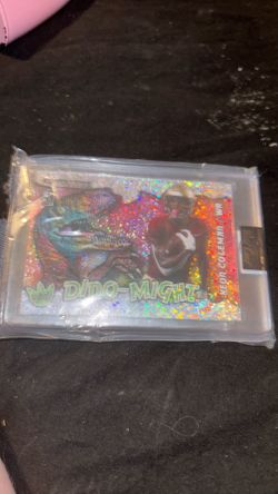 Wild card football Keon Coleman Dino might #3/50 sparkle paralelll