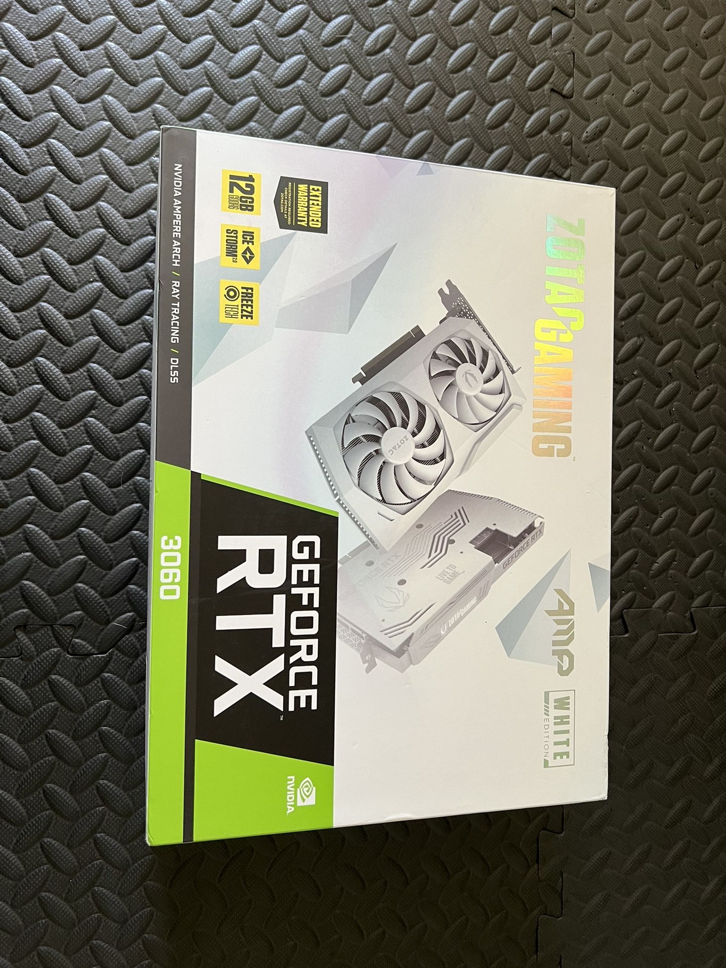 ZOTAC GAMING GeForce RTX 3060 AMP White Edition 12GB GDDR6 Graphics Card