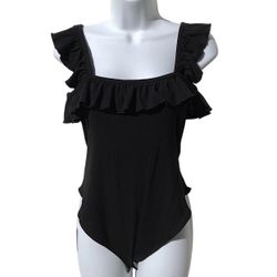 Women’s Black Bodysuit, L