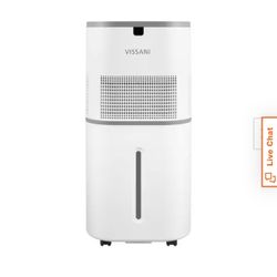 Vissani 6 Gallon Evaporative Humidifier 2000 sq ft  Humidificador evaporativo de 6 galones para toda