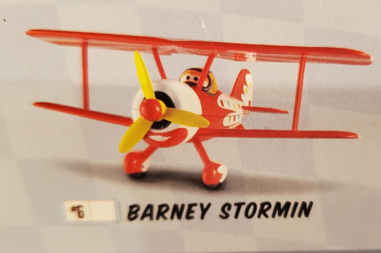 Cars Collectible Barney Stormin Plane