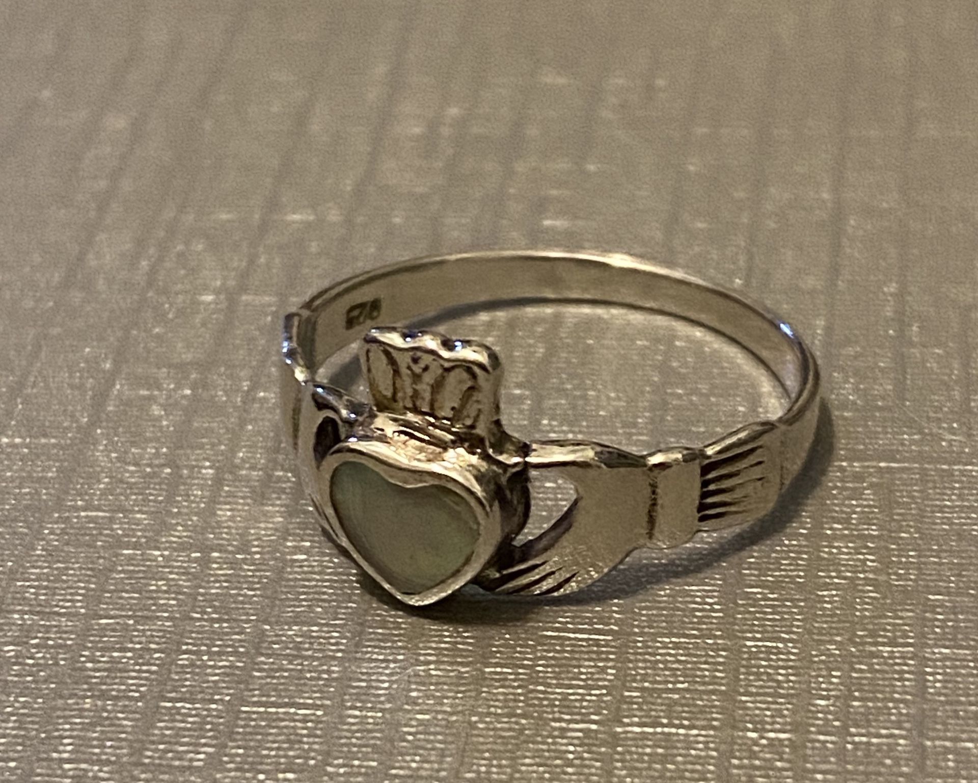 Sterling Silver Shell Promise Ring
