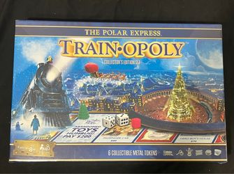 The Polar Express Train-Opoly Monopoly Board Game - New Sealed