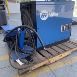 Miller CP-302 Welder w/ Miller-Matic Wire Feeder – Industrial MIG Setup – Works  Selling a Miller CP-302 constant voltage welder paired with a Miller-