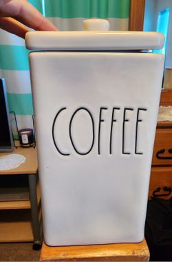 Rae Dunn Square Coffee Canister 