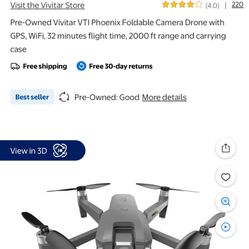 Vivitar VTI Phoenix Foldable Camera Drone 