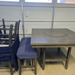 Counter Height Table And Chairs