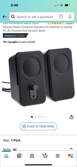 Computer Speakers Amazon basics