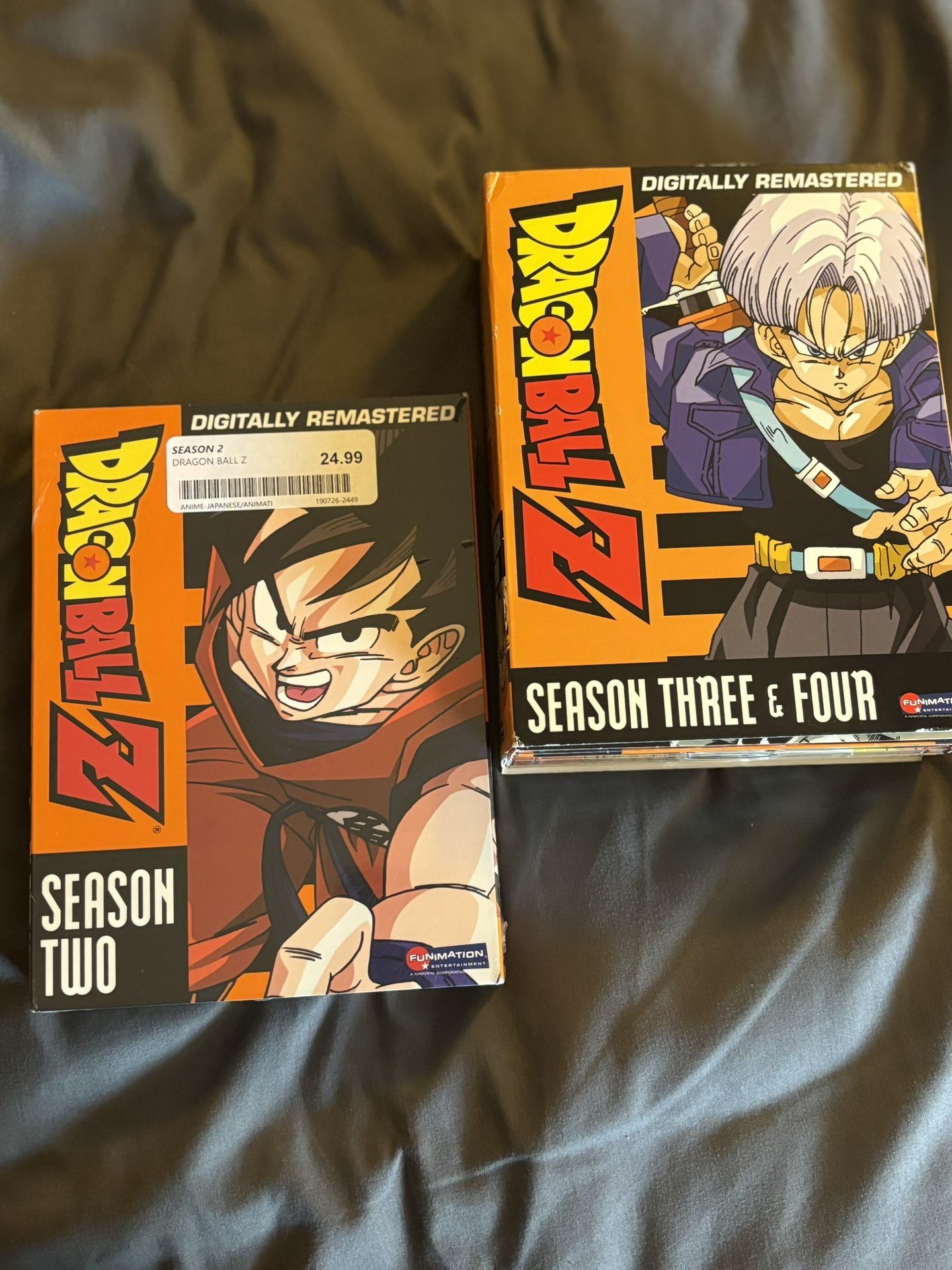 Dragonball Z Seasons 2, 3&4 DVDs