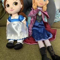 2 Disney Stuffed Dolls