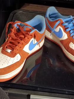 NIKE AIR FORCE 1  07  Iv8 SAFETY ORANGE UNIVERSITY BLUE