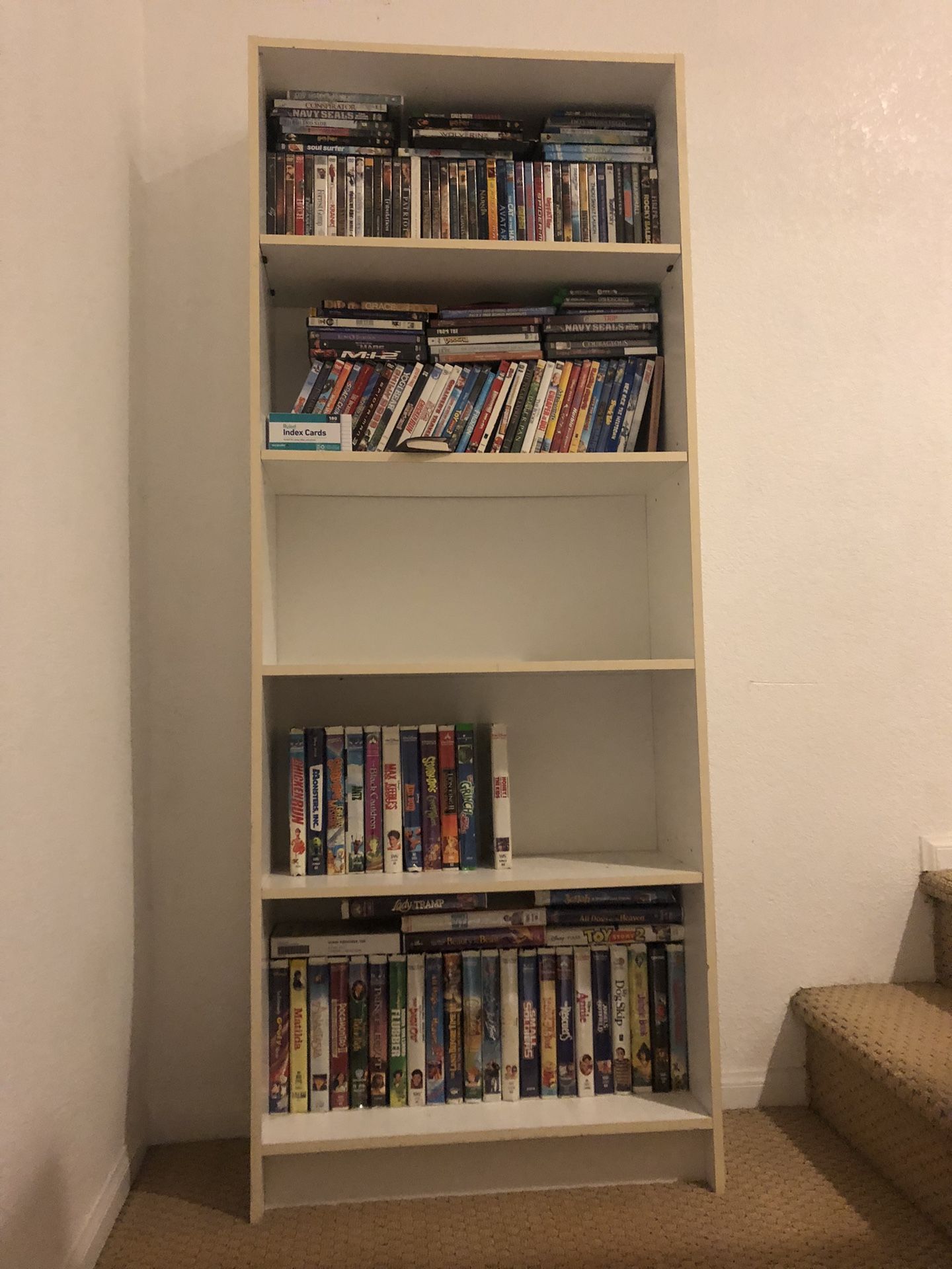 5 Shelf Book, Video, Business Shelf