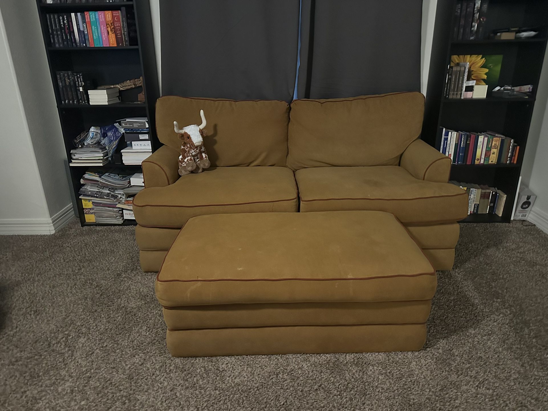 Lazy boy Loveseat With Ottoman And Pull Out Air Mattress