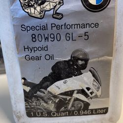 BMW 80W90 GL-5 Hypoid Gear Oil