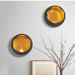 Solara Metal Wall Sconce Candle Holder Set Of 2