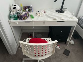 Desk and chair