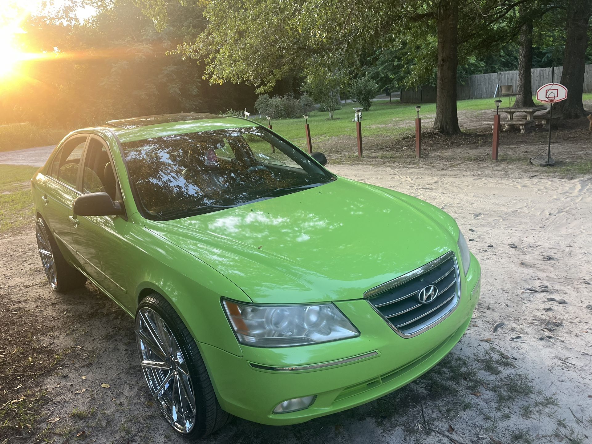 24inch Rims 08 Hyundai Sonata Runs Great Ac