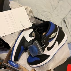 Jordan 1 Retro (Royal Toe) Sz8