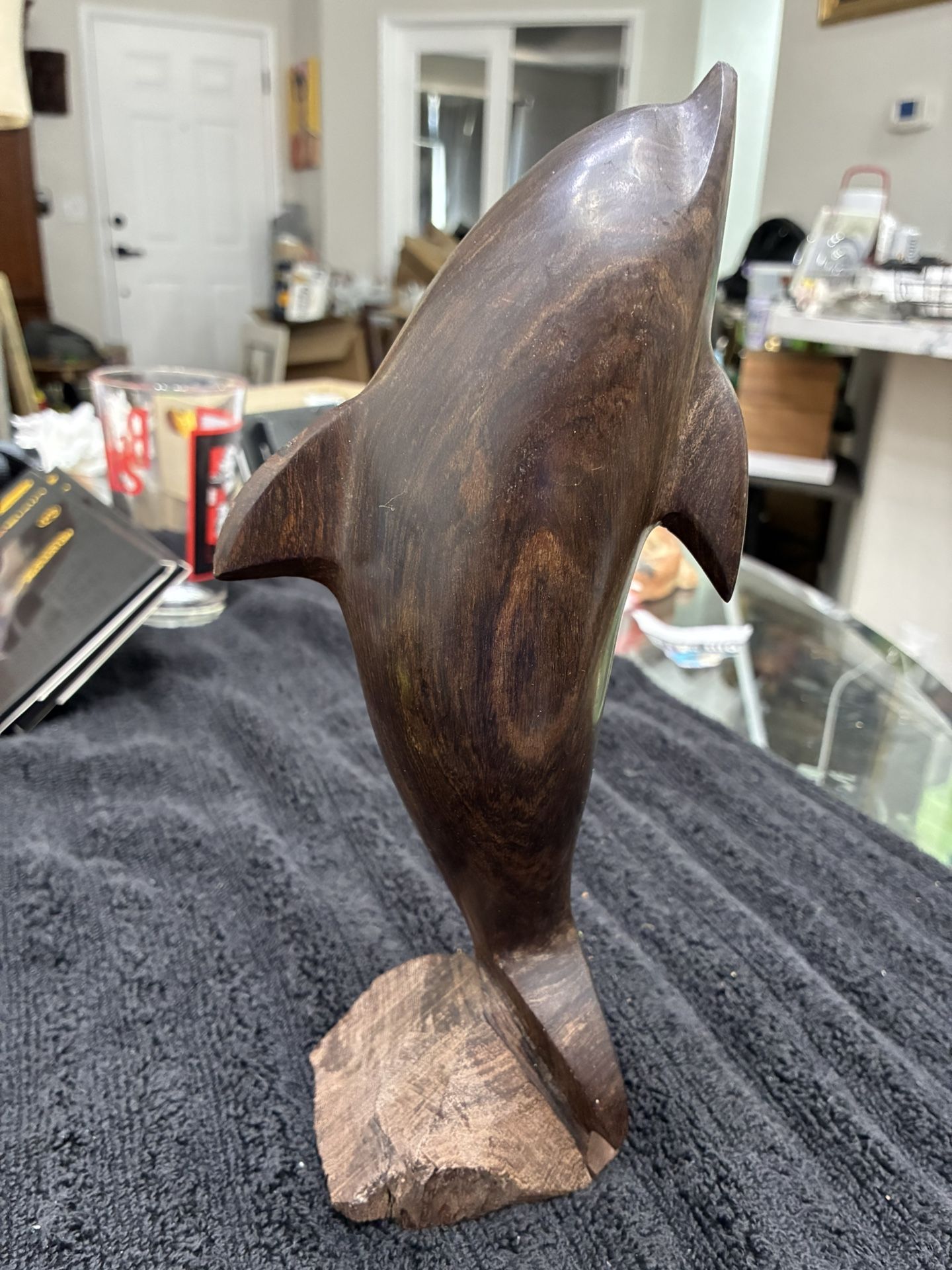Ironwood Dolphin Statue