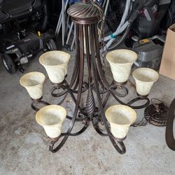 Multiple Chandeliers. 