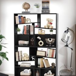 Office bookshelf, Office 6-shelf Geometric Bookcase , 16 Cube Bookshelfv G-4