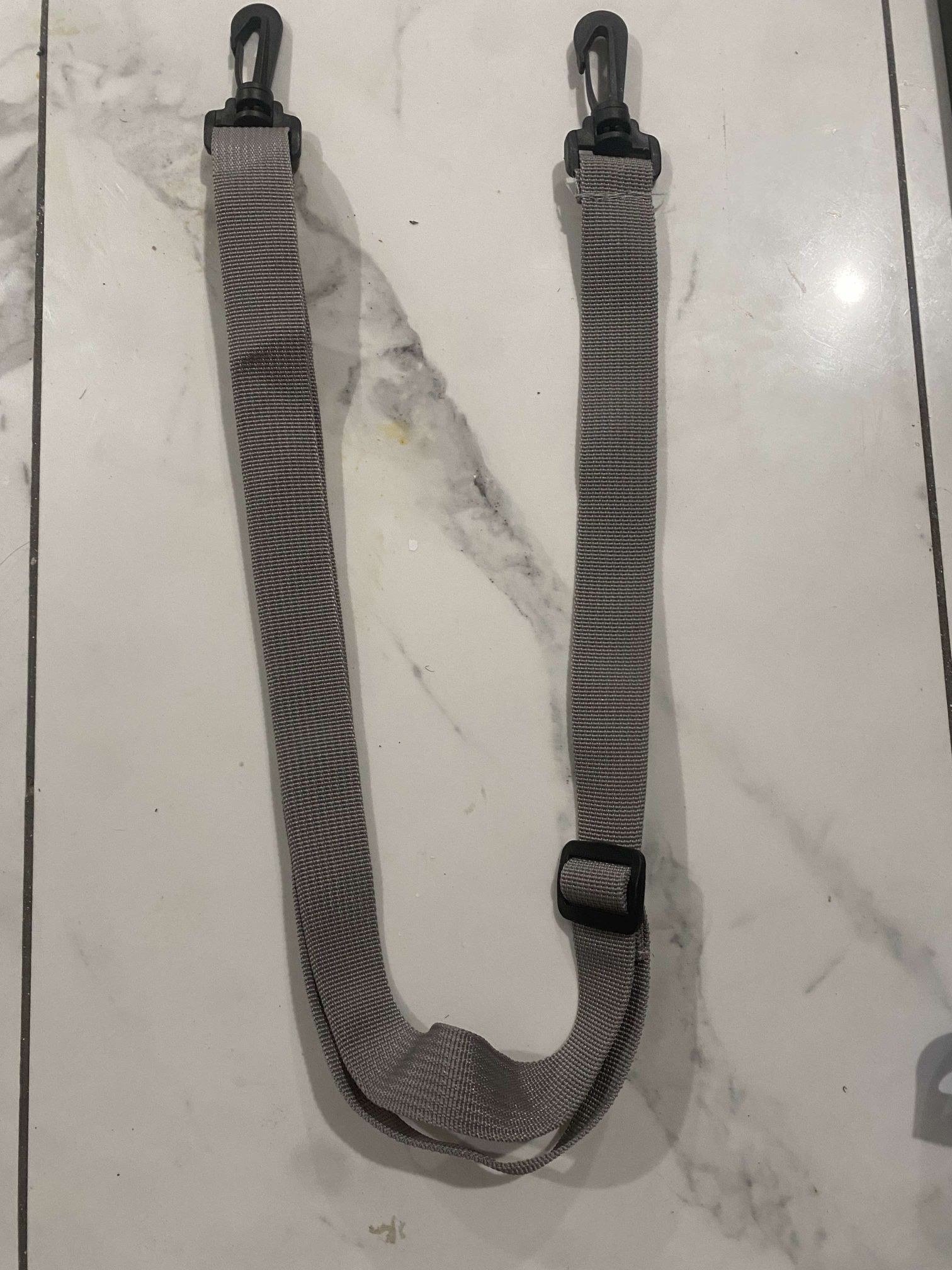32” Replacement Crossbody Bag Strap Gray
