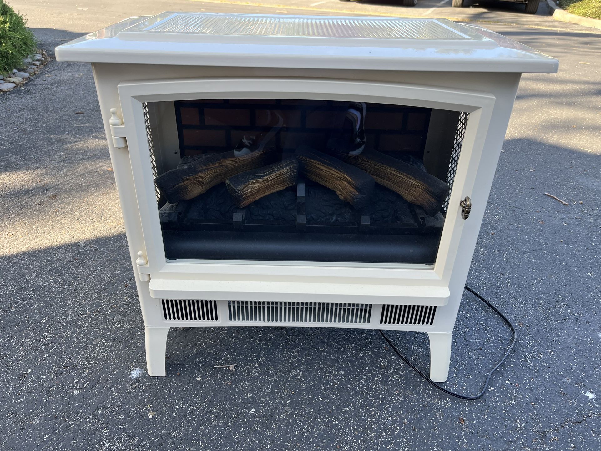 Portable fireplace heater $40