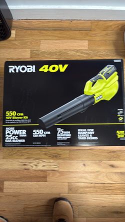 Ryobi   40 v 550 CFM 40v leaf blower