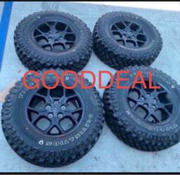 Brand new 2025 Jeep Gladiator Wrangler Offroad Oem New Took Off Wheel Rim Tires