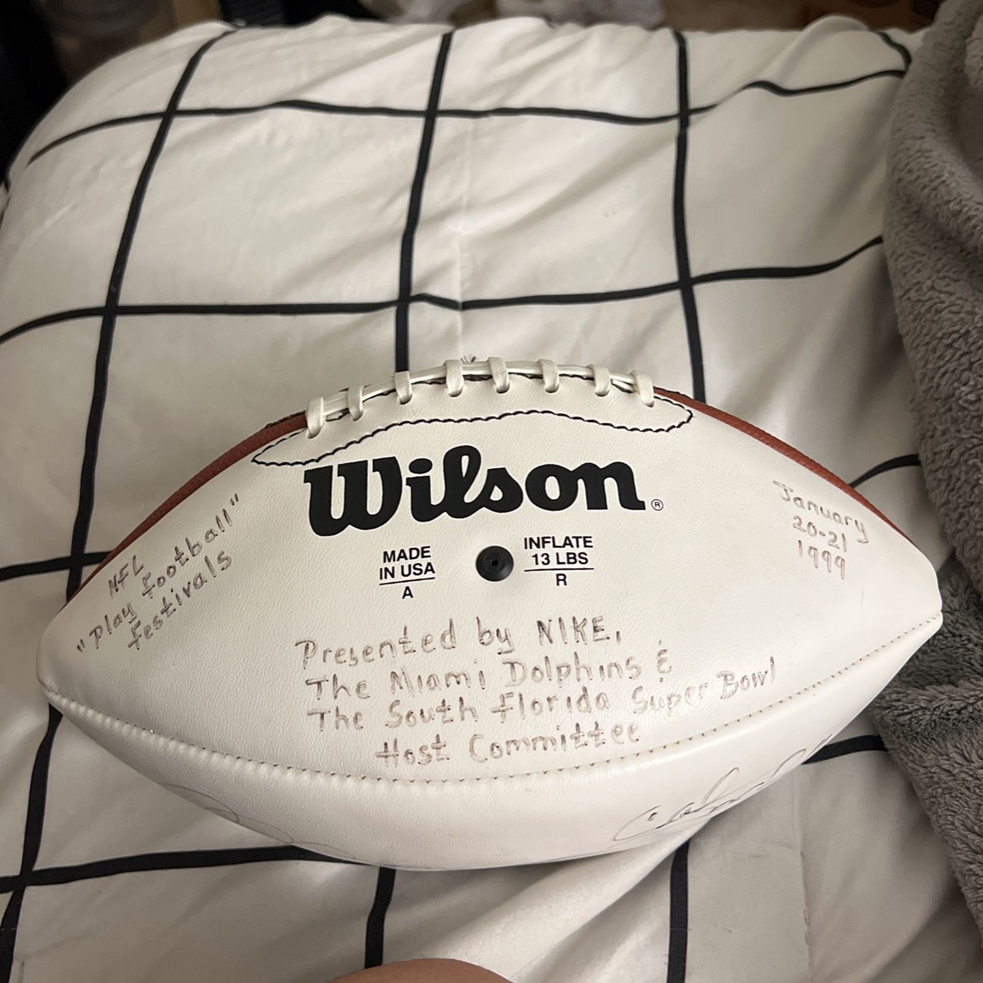 Autographed Football