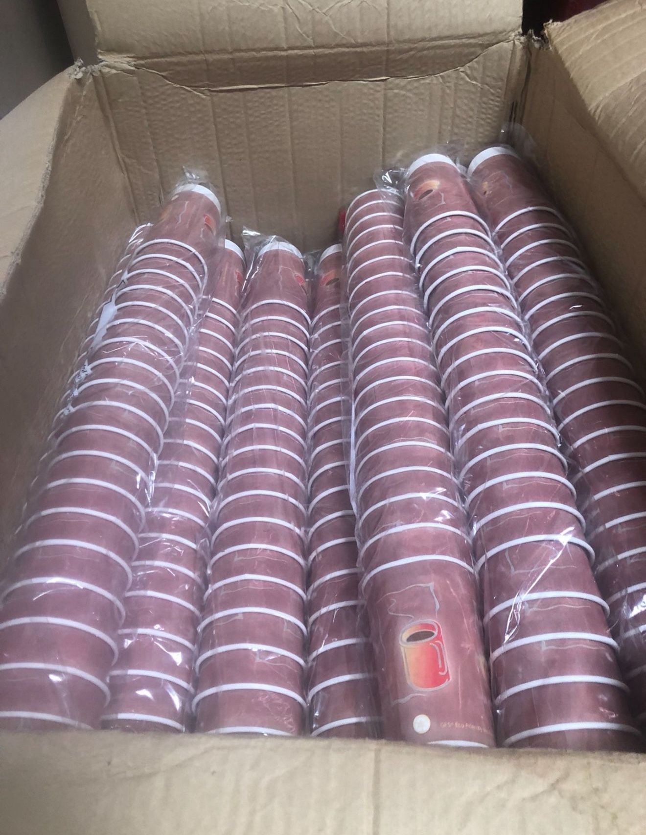 500 count 20oz insulated hot paper cup No lids