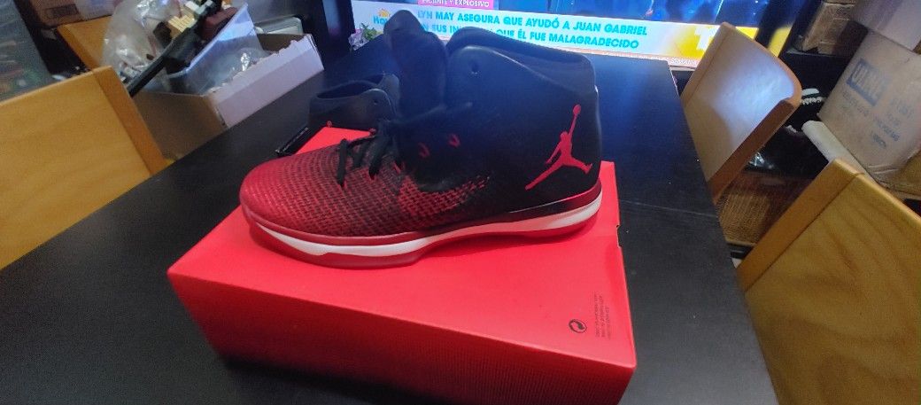 Nike Air Jordan 31 XXXI Banned Black Red White 1 Bred Retro