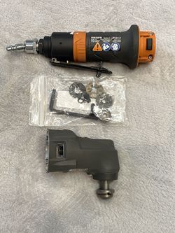 Ridgid R9020PN air pneumatic tool with multi-tool oscillating attachment