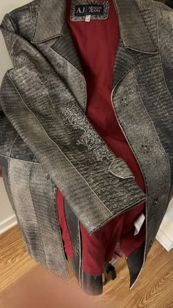 Armani Leather Coat