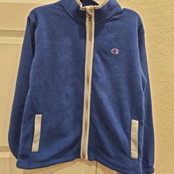 Champion Boy's Fleece Jacket Blue Size M (10/12)