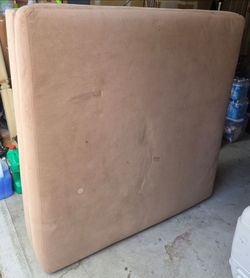 Large Square Upholstered Ottoman
